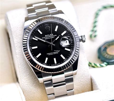 black string dial rolex|Rolex datejust 41mm black.